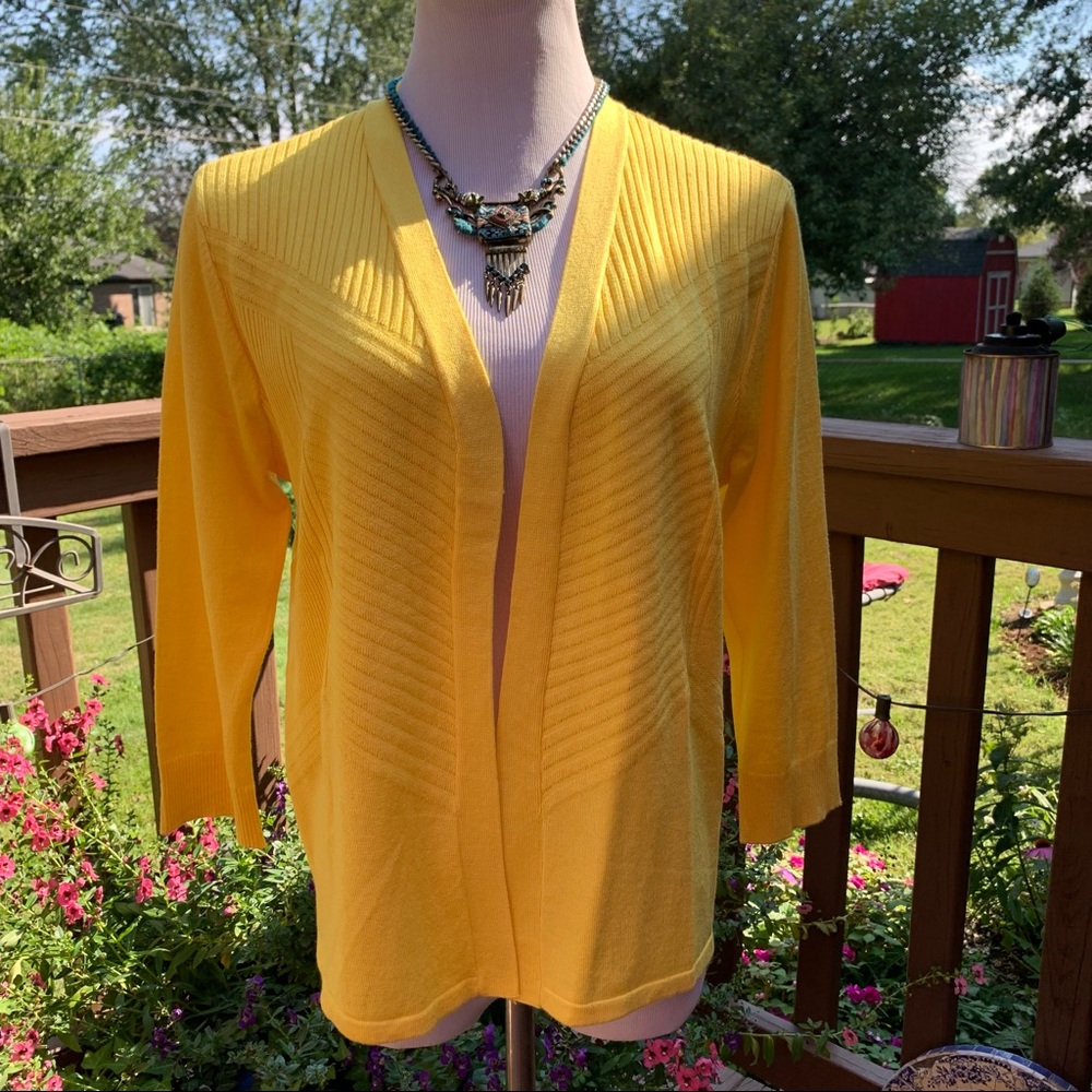 Retrology Open Front Cardigan NWT